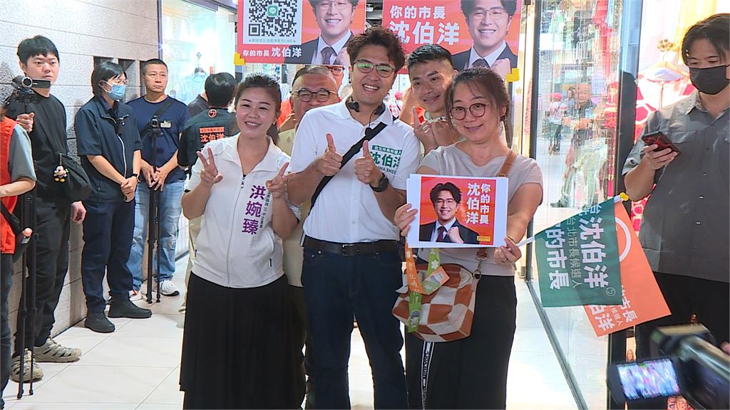 拚基層選票! 沈伯洋鐵人式行程進攻市場、電器展