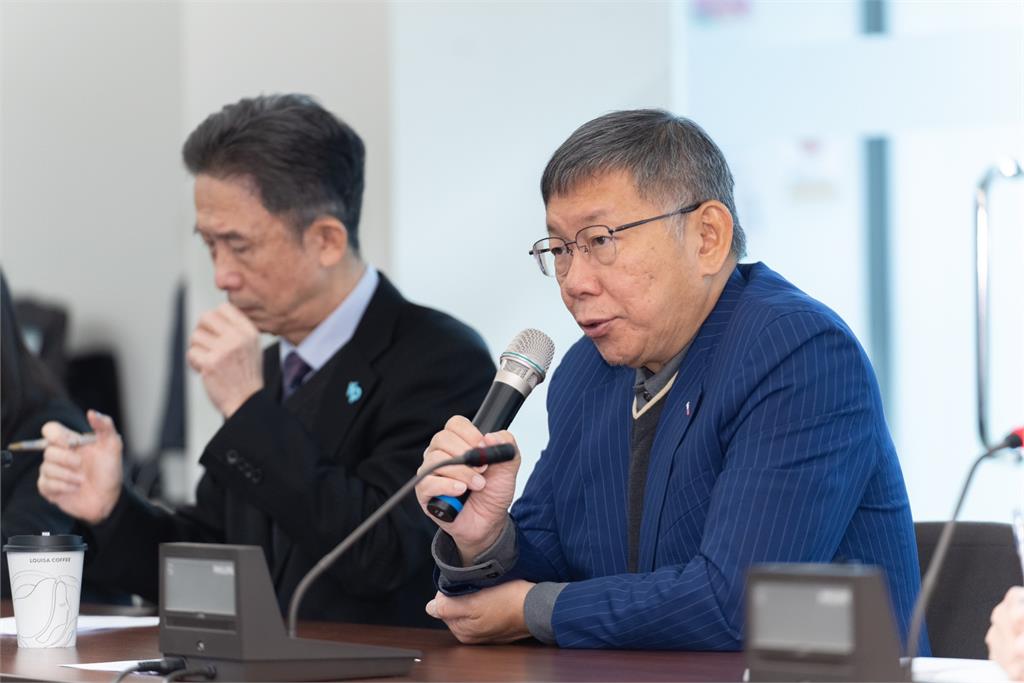 快新聞/美眾議院「國會台灣連線」拜會民眾黨 與柯文哲展開對談