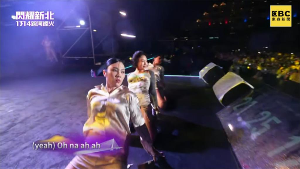 華莎跨年「濕身跪地」飆唱金曲！「膝蓋受傷」仍完美演出、告白：台灣像家