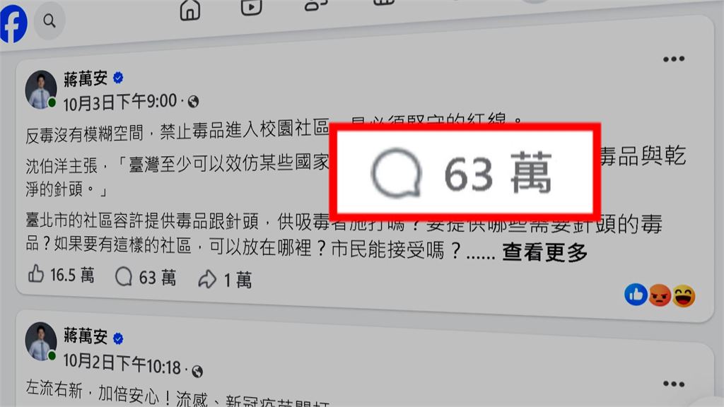 蔣臉書被灌爆逾九成非假帳號！　TPOC分析打臉藍營