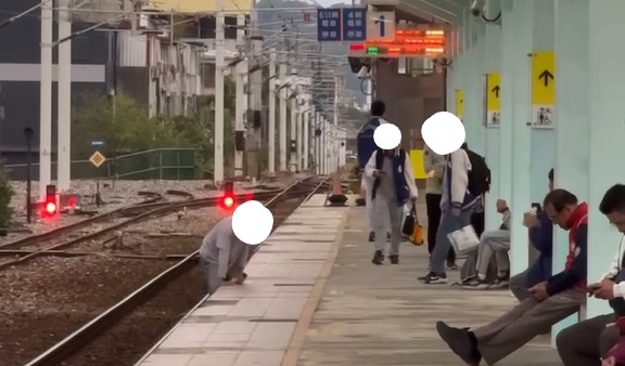 太危險!月台嬉戲「跳下鐵軌」 花蓮國中生慘了 警將通知到案