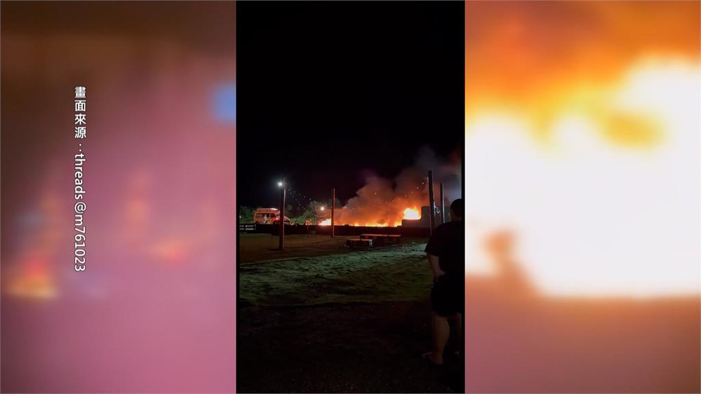 綠島火警！民宿前21輛機車起火　該民宿「上月爆偷拍案」抓嘸人