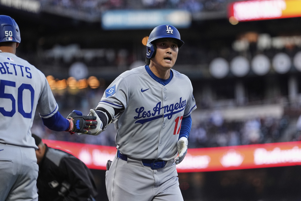 MLB(影)／大谷翔平49轟出爐！道奇本季最遠一轟連兩季完成50轟M1