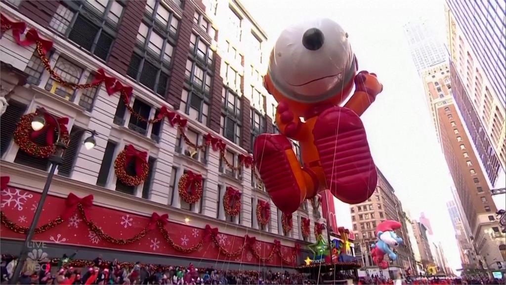 恢復疫情前規模！感恩節遊行「飛天氣球」超壯觀　300萬人湧現紐約
