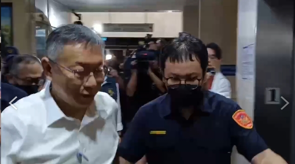快新聞／柯文哲京華城列貪汙被告　離開廉政署送北檢複訊