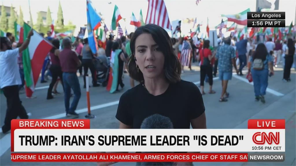 哈米尼死訊兩樣情! 伊朗人民歡慶 美國上街反戰