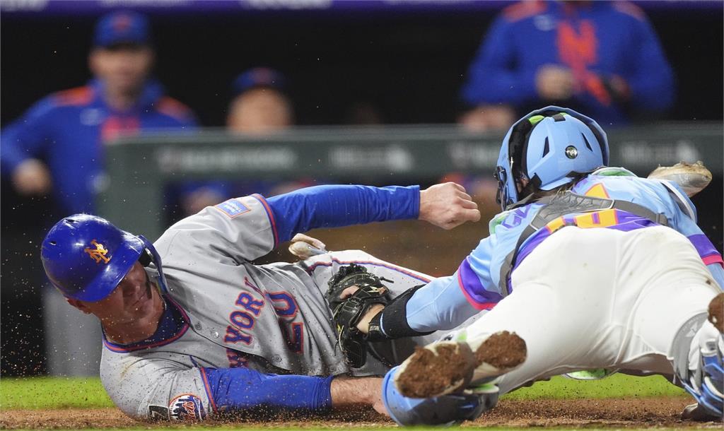 MLB(影)/林董靠你了!林多致勝二壘安打 大都會國聯第一支40勝球隊