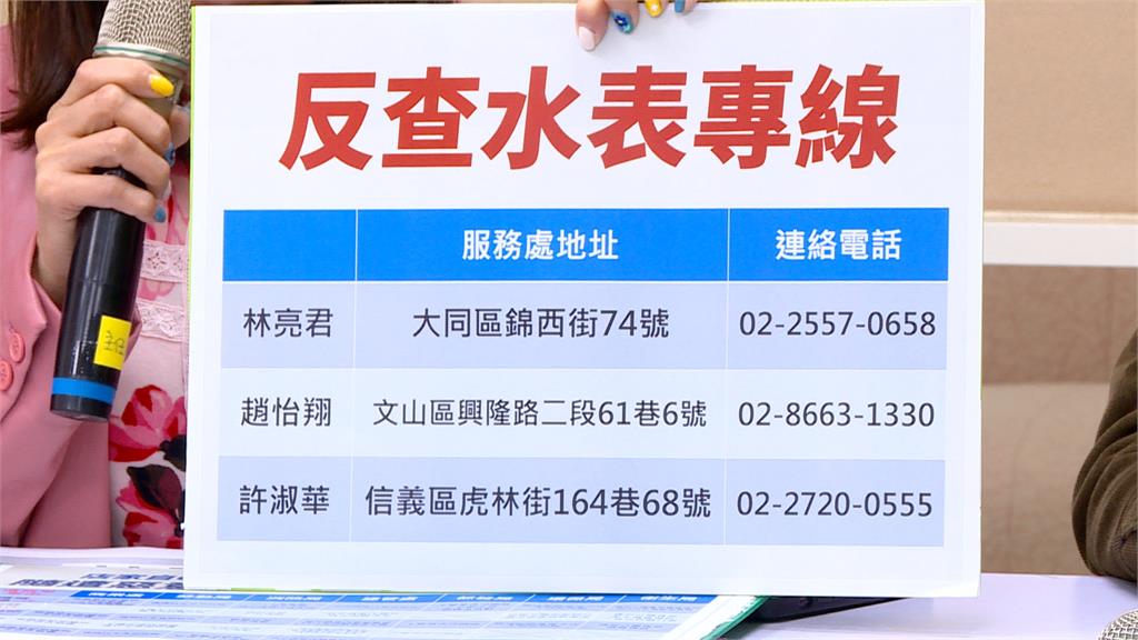 北市府查水表? 綠營呼籲北市府勿讓公務員淪為政治打手!