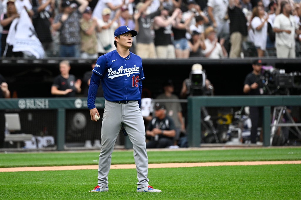 MLB(影)／又差一步！山本由伸二度與無安打擦肩而過　苦笑：棒球好難