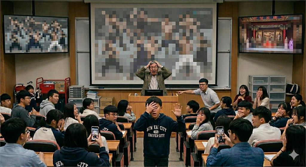 中國教授上課投影出包「誤播26秒激戰片」!他飛奔急關跳出「1畫面」網:核彈級社死
