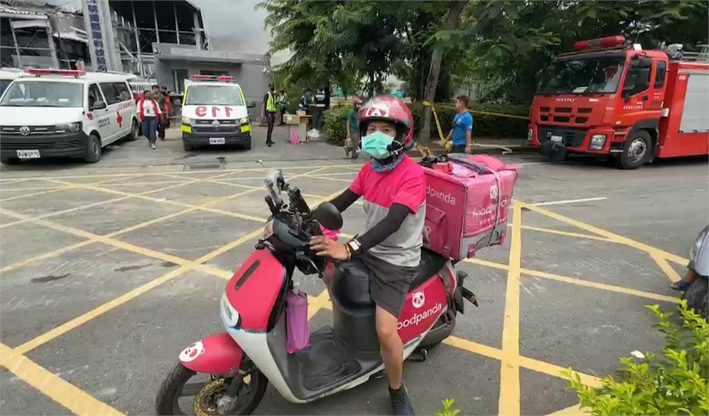 快新聞／超暖心！不捨消防員辛苦　外送員自發送「便當、飲料」慰勞