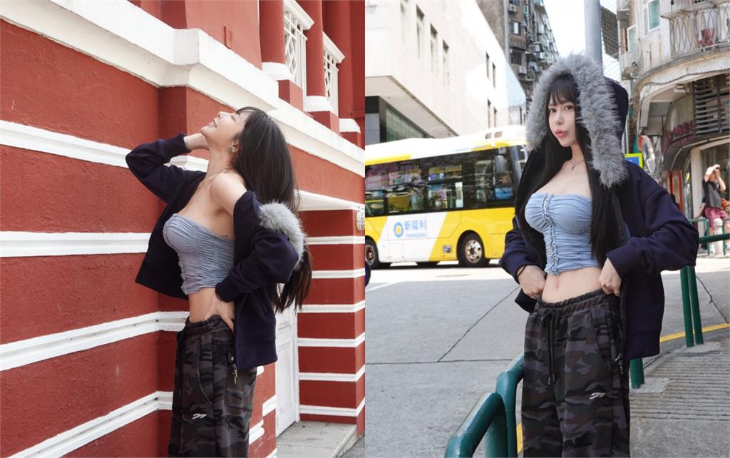 外國驚見正妹「當眾爬上巨石」超靈活!竟是台灣「真人娜美」網猛看:要發瘋