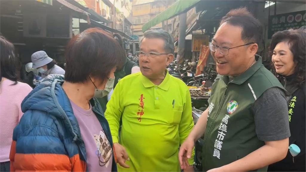 向鄉親拜早年!！黃彥毓拚連任　特邀郭玟成合體掃街
