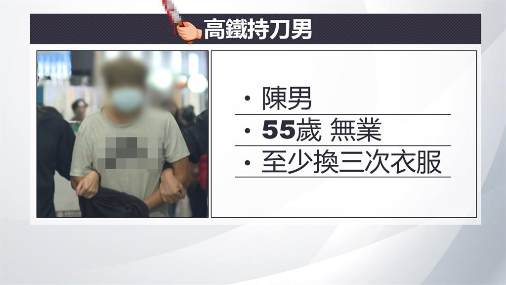 高鐵亮刀男南投落網　逃亡過程「三度變裝」製造斷點