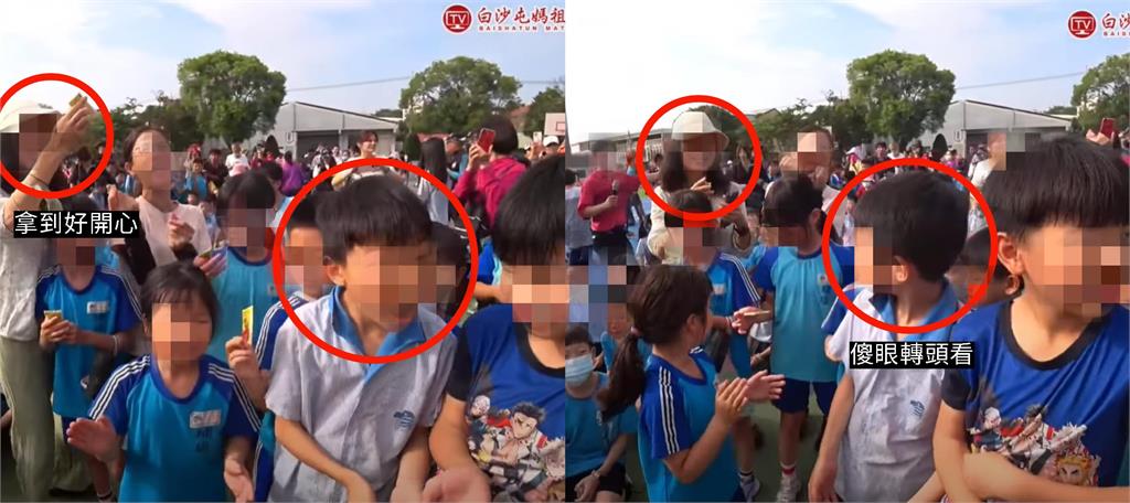 白沙屯媽祖衝校園賜福!國小師疑卡位「搶學生結緣品」…畫面曝光全網開噴