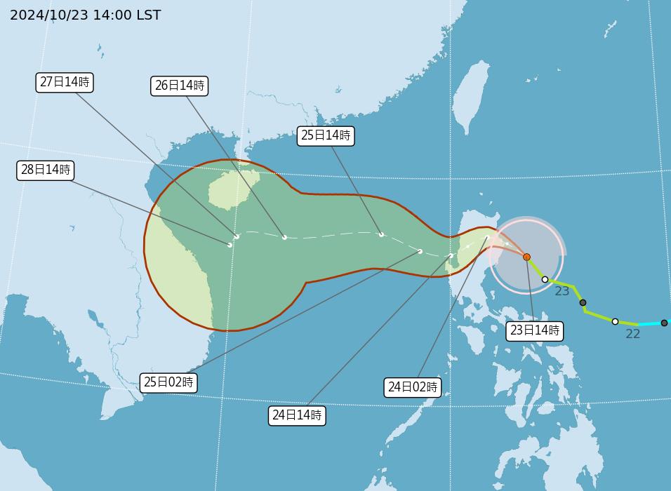 快新聞／東北季風與潭美颱風形成共伴效應！　未來兩天東部、北部恐降豪雨