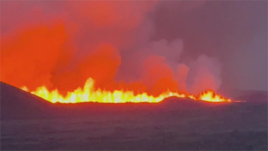 冰與火的國度! 冰島火山噴發1年內第7度噴發