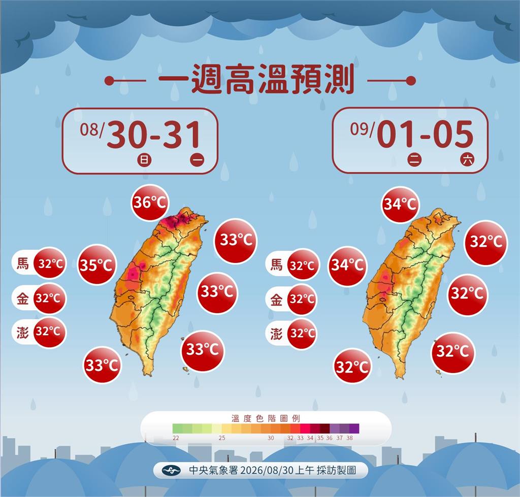 快新聞／氣象署