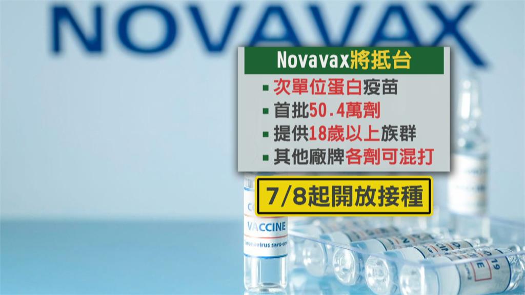 首批Novavax週四抵台　7／8起開放接種