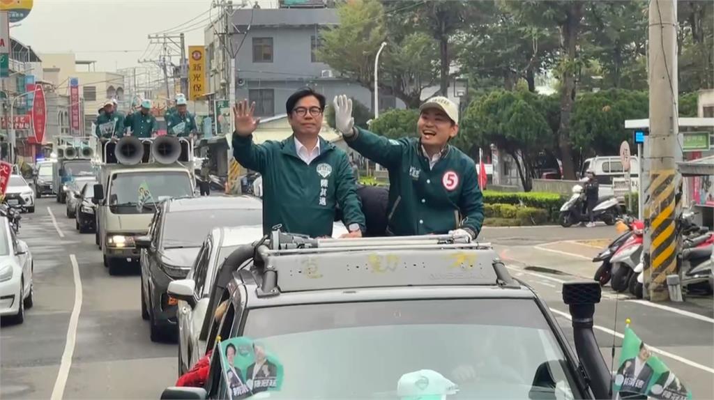 力拚嘉義三席全壘打！　　陳其邁連三場車掃輔選在地候選人