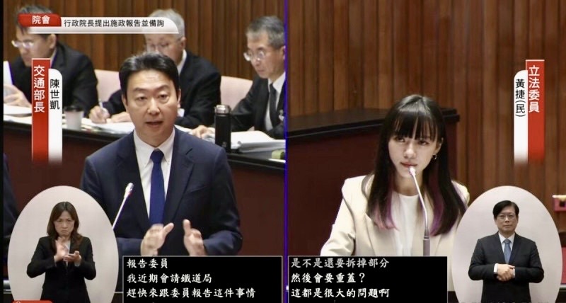 問政不分藍綠!連番砲轟各部會 黃捷:對自己人也沒有在客氣