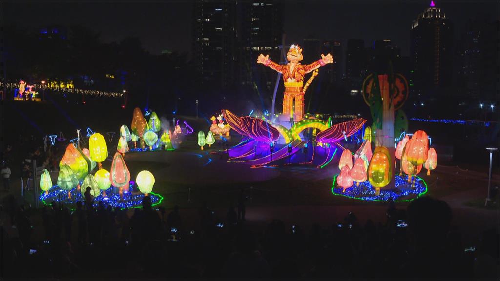 中台灣燈會2/12開幕　10米高「森林之王」先亮相