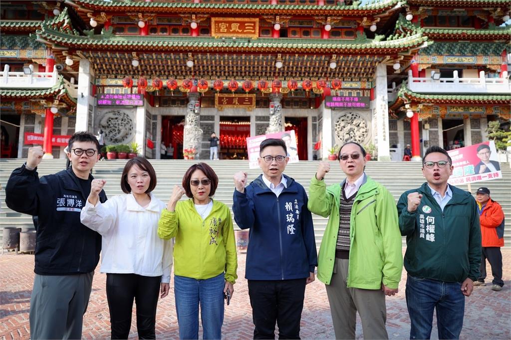 快新聞／高雄第4棒！賴瑞隆初選前夕3區車掃　暖喊「上工即工作」盼港都更好