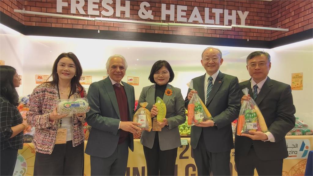張麗善抵中東巴林行銷「雲林良品」　搶攻農特產高端市場