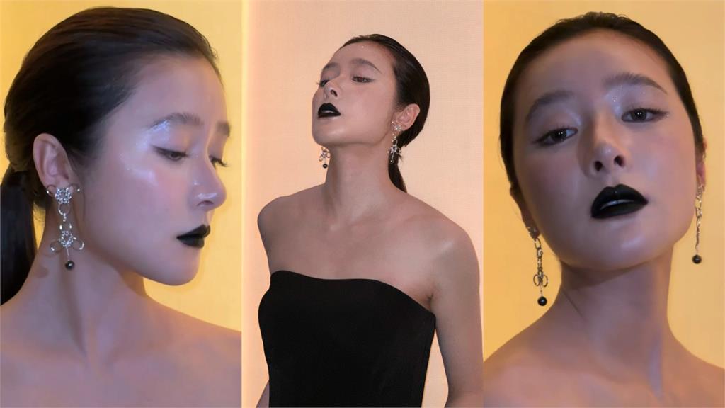 周星馳兒子0肩帶暗黑裙猛下滑!「27歲真實體態」慘遭鏡反射出賣網震:長大了