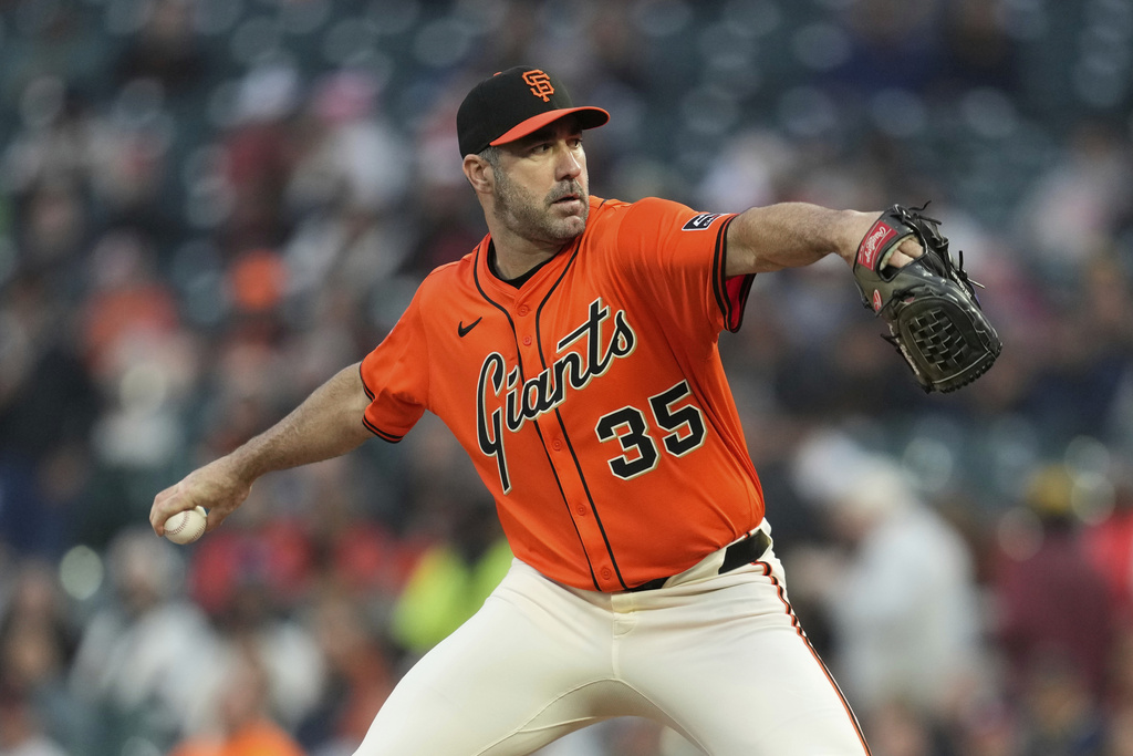 MLB(影)/42歲韋大人6局失2分優質先發 隊友打擊遭封鎖無緣挑戰本季第一勝