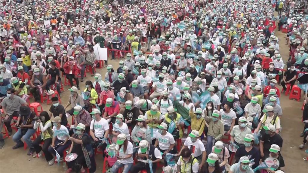 黃偉哲競總成立上萬人吶喊力挺 蔡總統授旗助講掀高潮