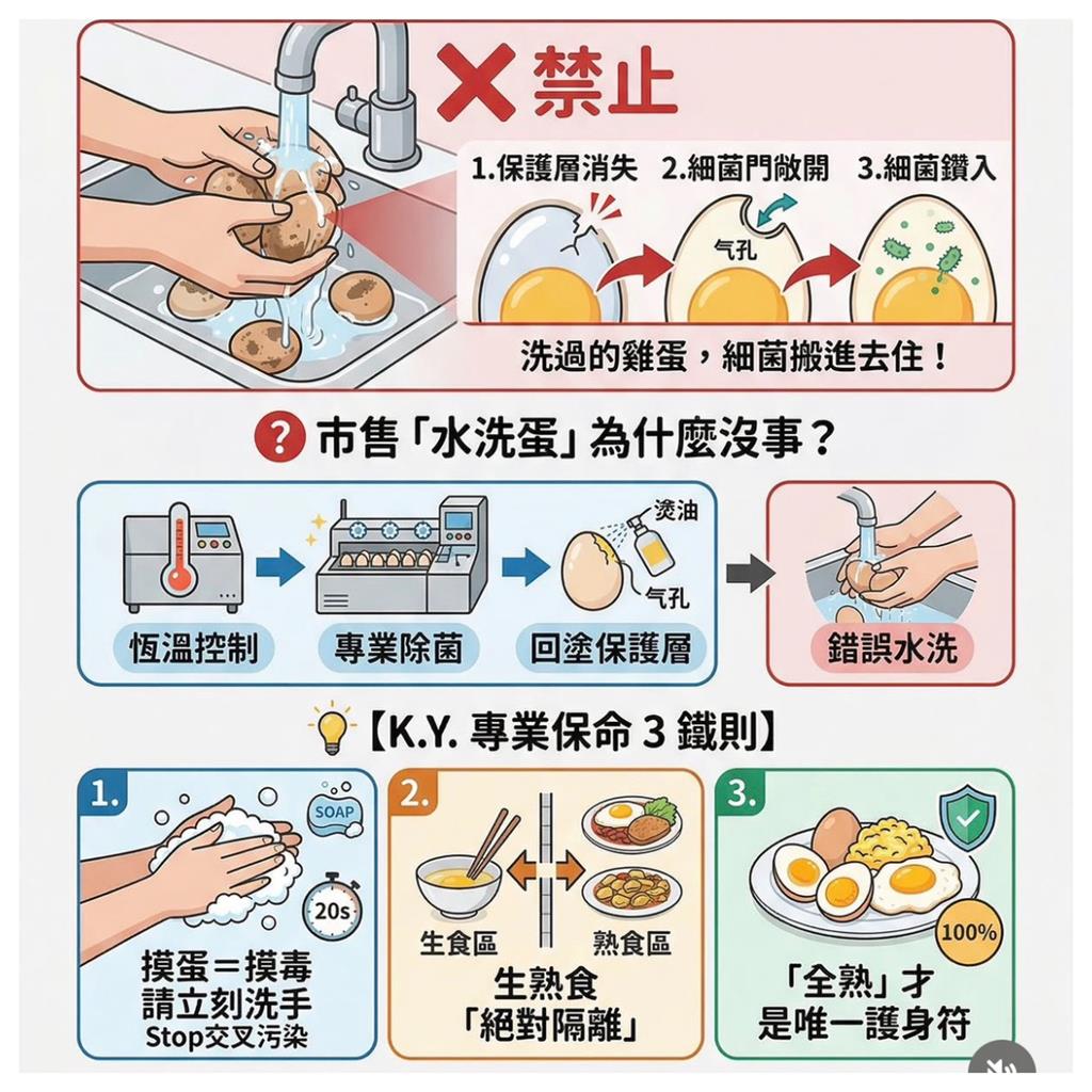菜市場散裝蛋要洗嗎？她用「菜瓜布狂刷」畫面曝...網看傻：洗過反而不乾淨