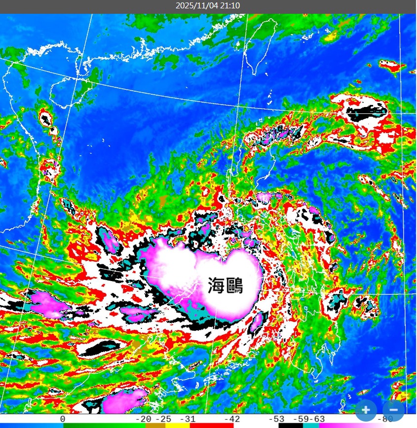 颱風海鷗挾豪雨灌菲國　鄭明典揭與台1巧合：對流爆發中