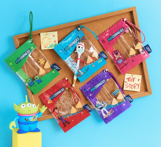 POPCORNERS 爆米花脆片推出《玩具總動員》經典系列周邊