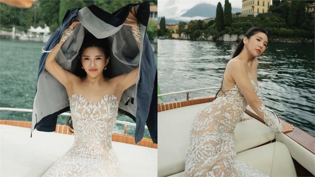 壯壯頂低溫「雪白薄紗」全透視!趴遊艇秒變「超兇美人魚」粉瘋喊:暈船了!