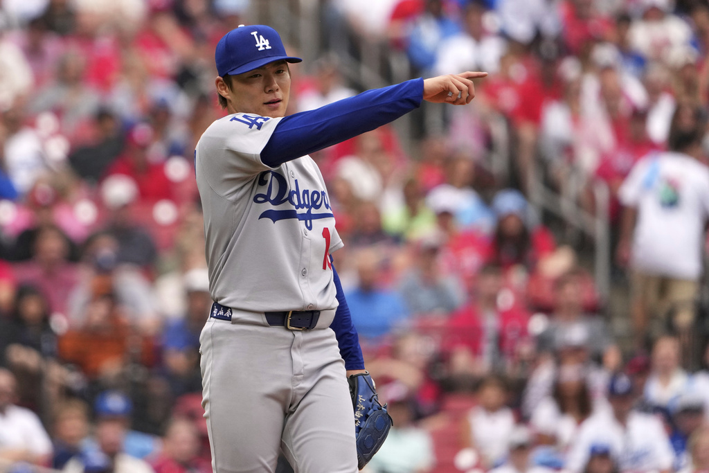 MLB(影)/大谷翔平九上跑回追平分 道奇仍遭紅雀再見安打落敗