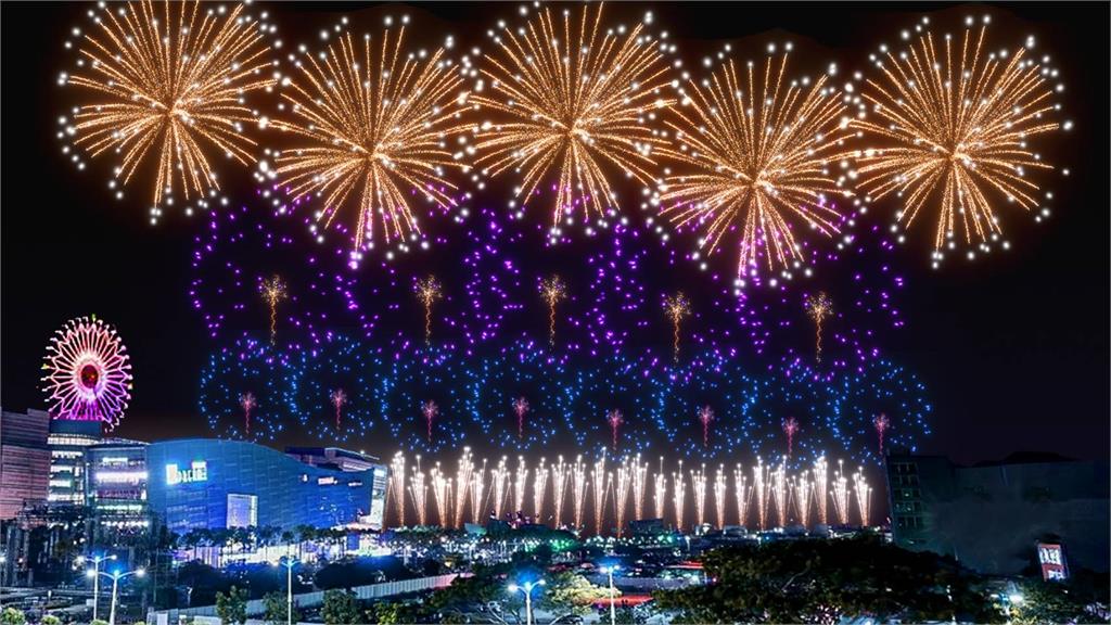 高雄跨年雙彩蛋！「水彈女王」權恩妃以紅色喜氣造型首登高雄跨年