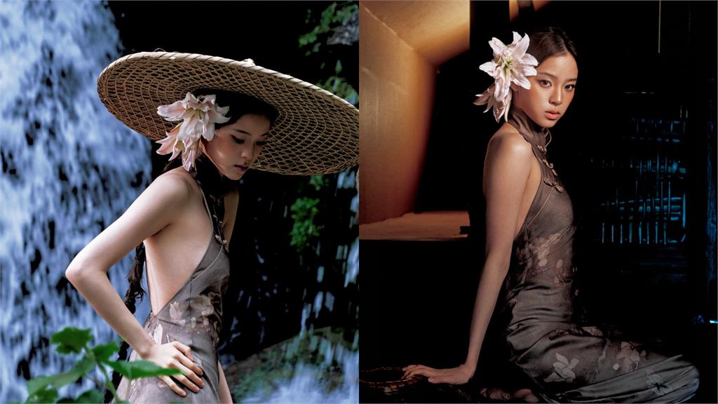 歐陽娜娜辣穿旗袍「絕頂S曲線」全現行!下秒轉身「絕美裸背」罕見大解放