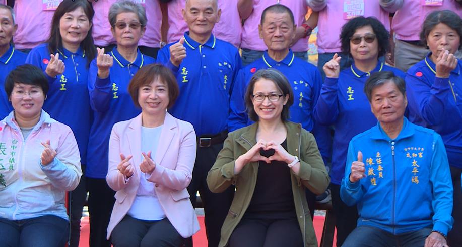 蕭美琴台中拜廟 祈願善良力量帶動台灣向前走