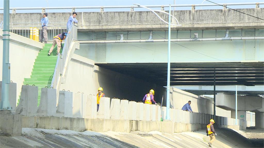 防洪標準達200年不再受水患之苦 五股二重疏洪道加高10公尺完工