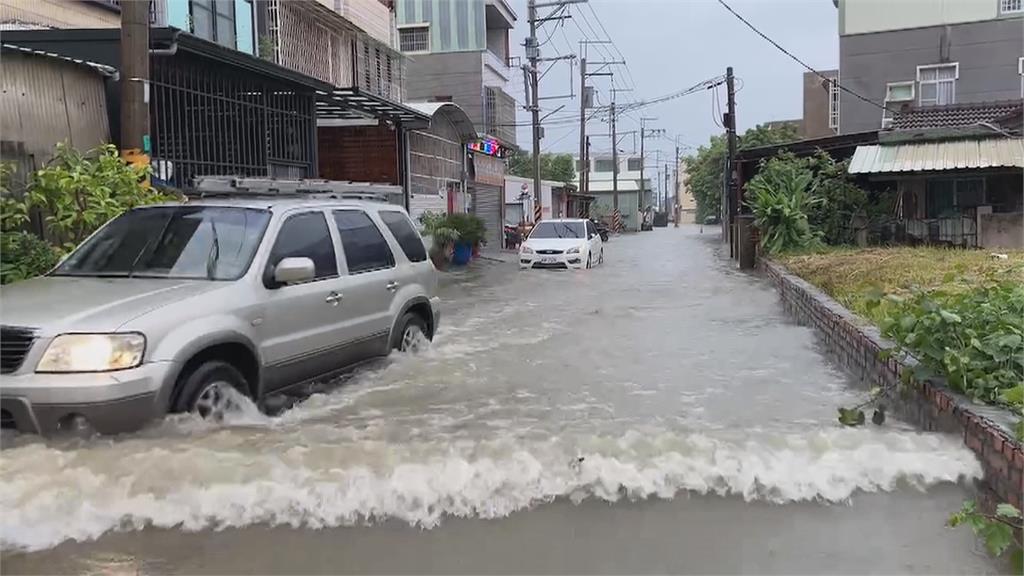 短時強降雨釀災　台南市24小時累積雨量破200毫米