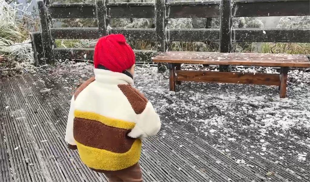 冷氣團急凍轉乾冷! 太平山"銀白世界"再現霧淞美景