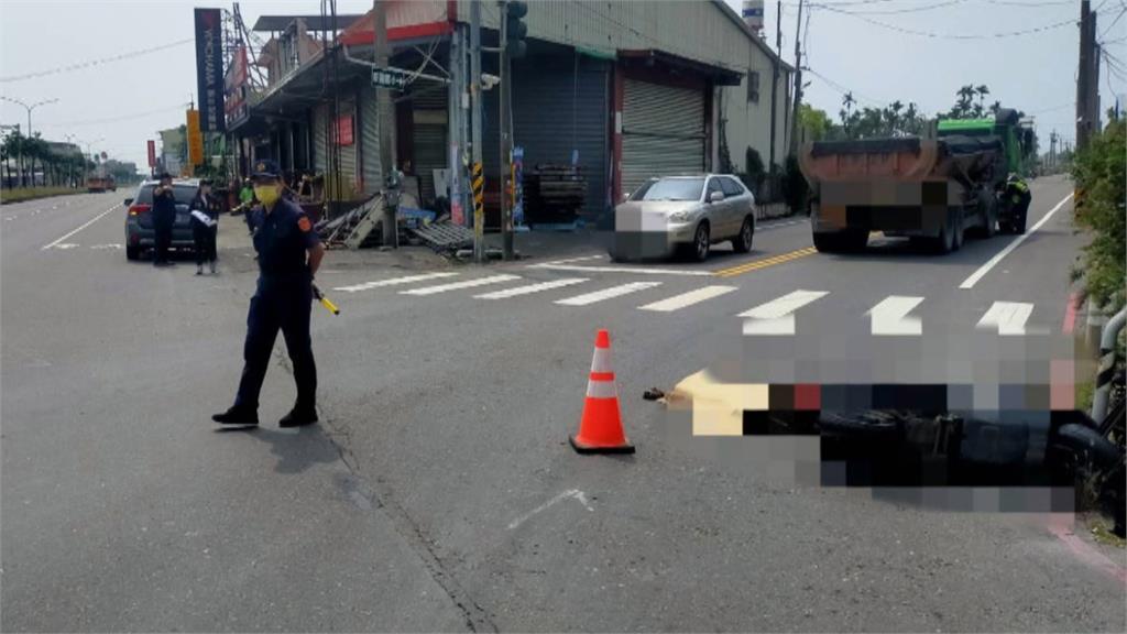 又是內輪差+視線死角釀禍 東港右轉砂石車輾斃直行騎士