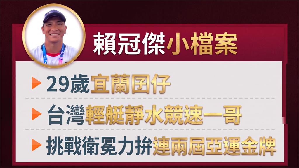 名古屋亞運點將錄8(影)／划出歷史新頁！台灣輕艇靜水競速一哥賴冠傑力拚亞運二連霸