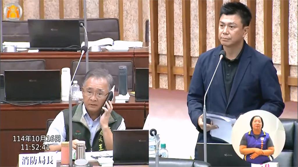 質詢忙接市長電話!高雄消防局長挨轟 陳其邁揭通話內容