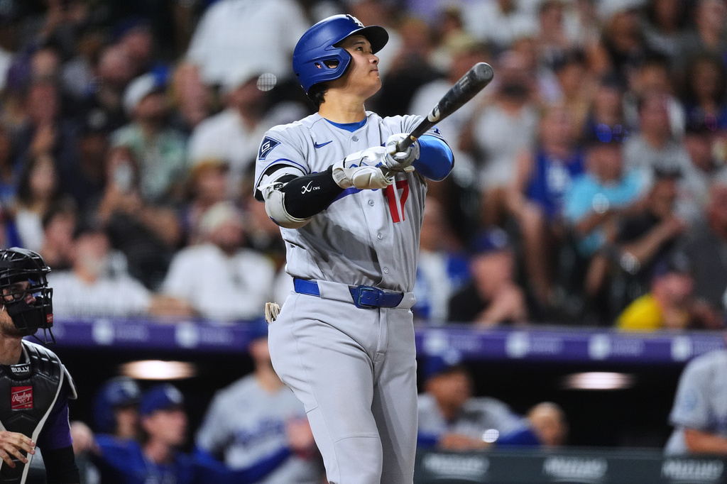 MLB(影)/大谷翔平MVP4連霸危!「PCA」又轟又盜 攻擊指數超車了