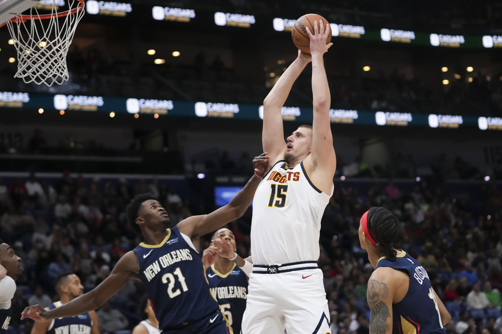 NBA(影)/小丑中鋒慢熱前21分鐘一分未得 仍大三元率金塊延長賽險勝鵜鶘