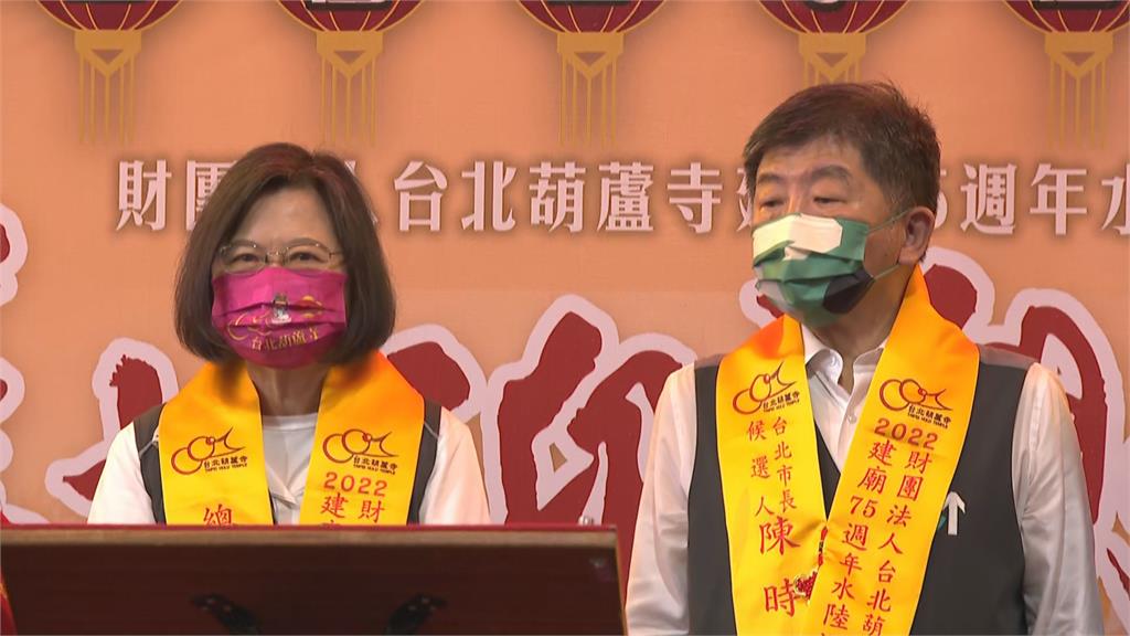 快新聞/同場參拜蔣萬安又先離開 陳時中:我對本土寺廟感情較豐富