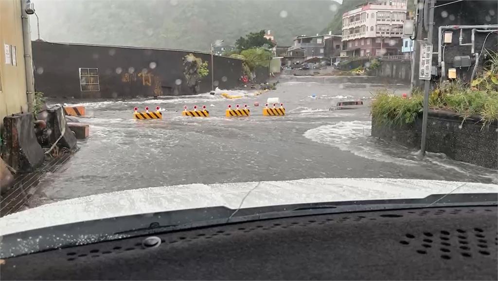 快新聞/凱米太兇猛! 嘉義、宜蘭「海水淹上陸地」畫面曝光