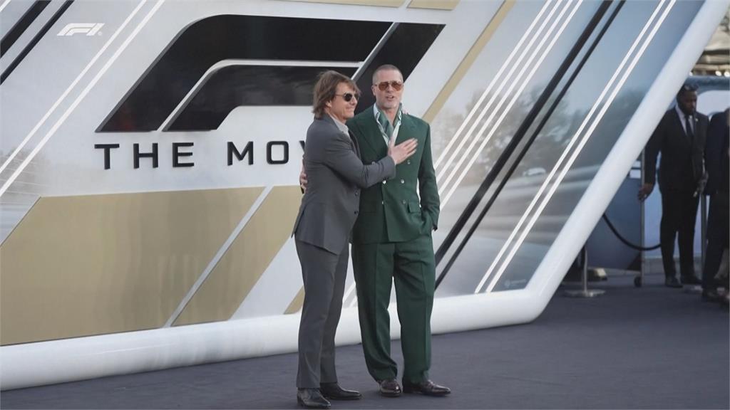 F1電影英國倫敦首映 「阿湯、小布」時隔31年再合體